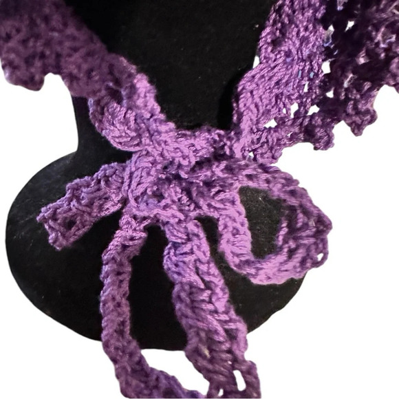 NEW Coquette Cozy Crochet Scarf – Handcrafted Elegance for Women